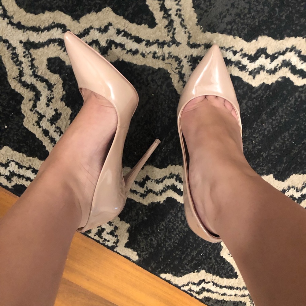 Aldo rose gold heels